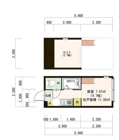 東十条駅 徒歩8分 2階の物件間取画像